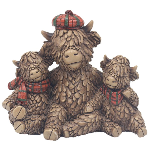 HUGHIE HIGHLAND COWS TARTAN