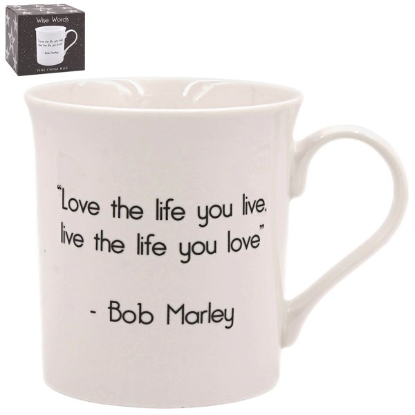 LOVE THE LIFE YOU LIVE MUG