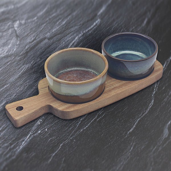 SNACK DISHES ON TRAY S2