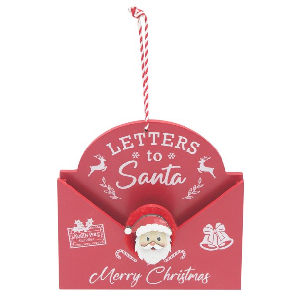 SANTA LETTER BOX PLAQUE