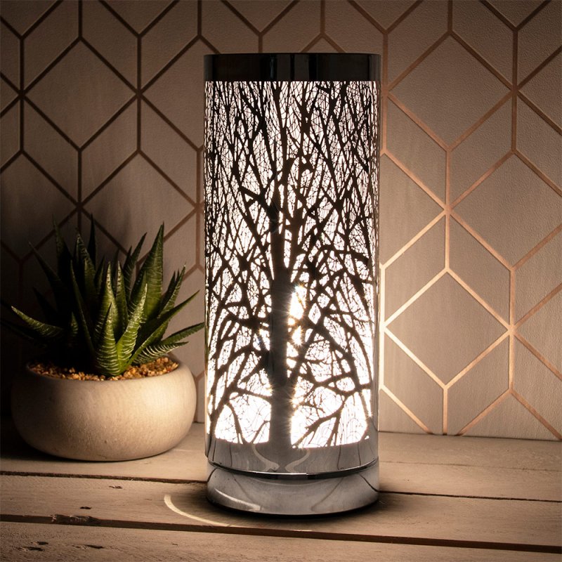 DESIRE AROMA TOUCH LAMP SILVER Lesser & Pavey