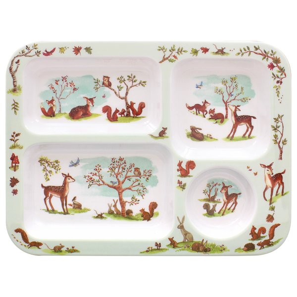 FOREST FRIENDS COMPARTMEN TRAY