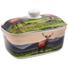 STAG BUTTER DISH