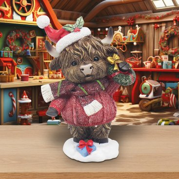 CHRISTMAS HIGHLAND COW FAMILY