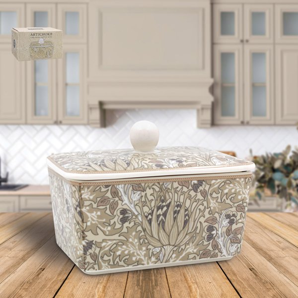 ARTICHOKE BUTTER DISH