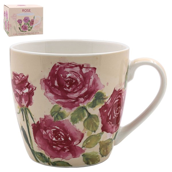 ROSE BREAKFAST MUG