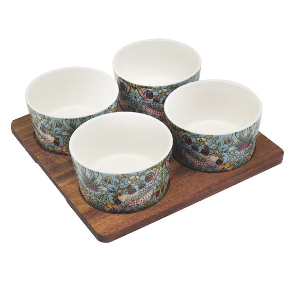 STRAWBERRY THIEF SNACK BOWLS