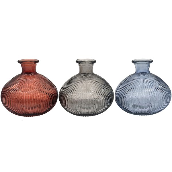 GLASS VASE 3 ASST