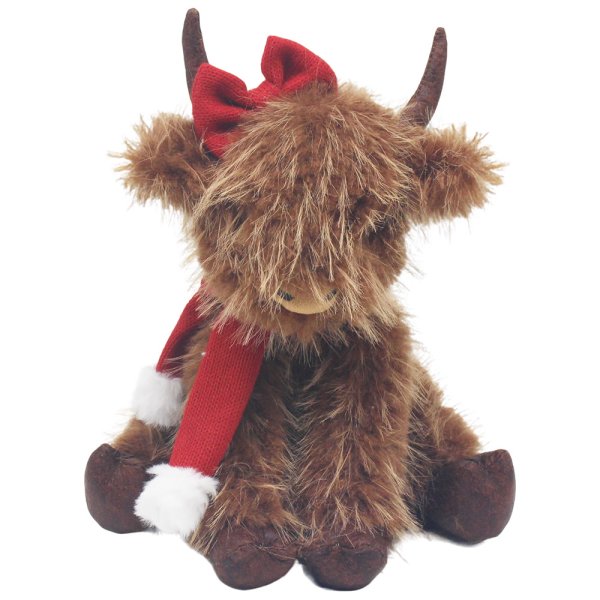 HATTY HIGHLAND COW SITTING S