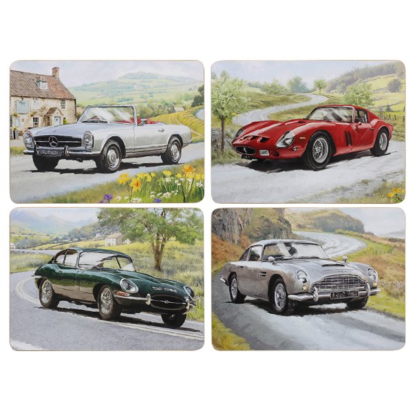 CLASSIC CARS PLACEMATS 4ASS S4