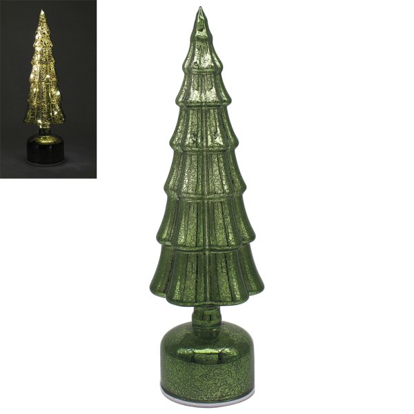 XMAS TREE GLASS SPINNING