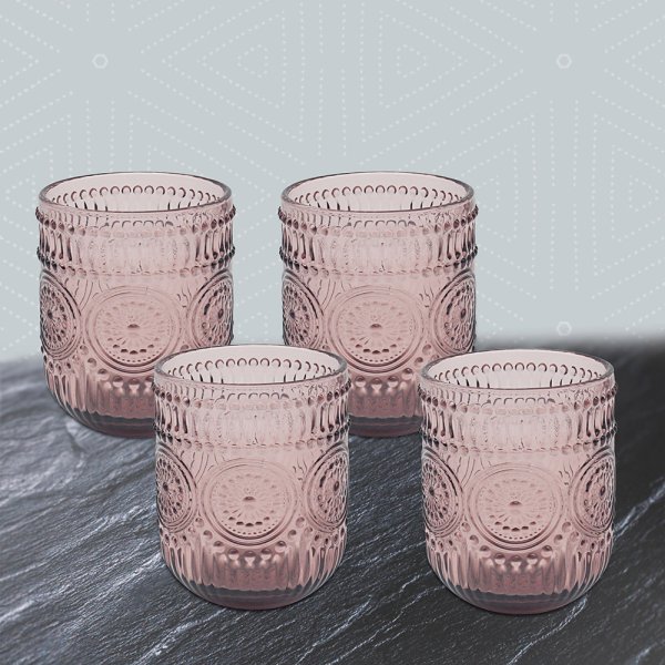 ROSE TUMBLER GLASS S4