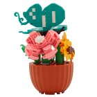 MINIBRICKS FLOWER WITH BUTTFLY