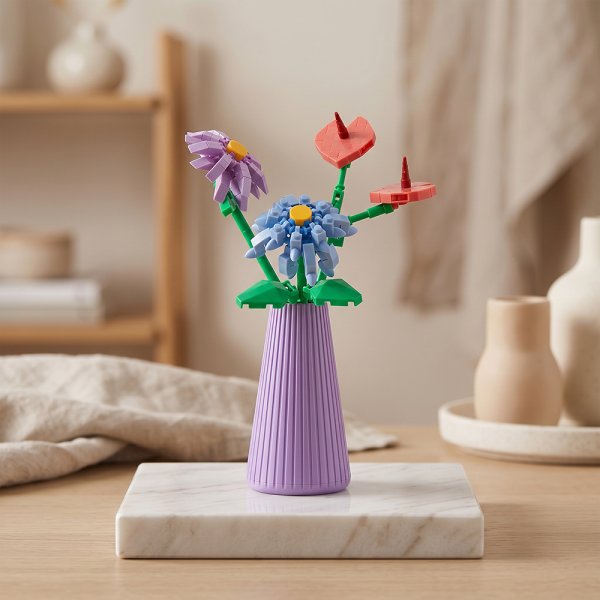 MINIBRICKS FLOWERS IN VASE