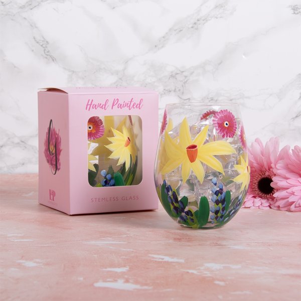 DAFFODILS STEMLESS GLASS