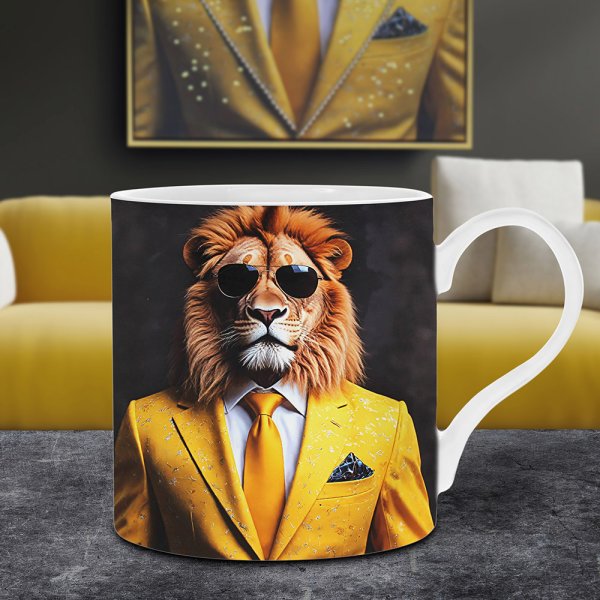 LION BLING MUG