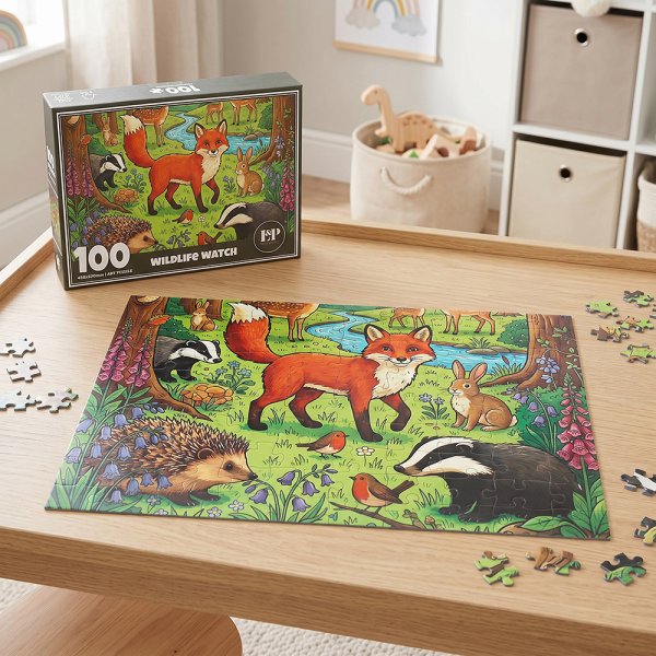 WILDLIFE JIGSAW PUZZLE 100PCS