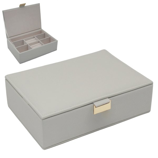 JEWELLERY BOX SQ WHITE