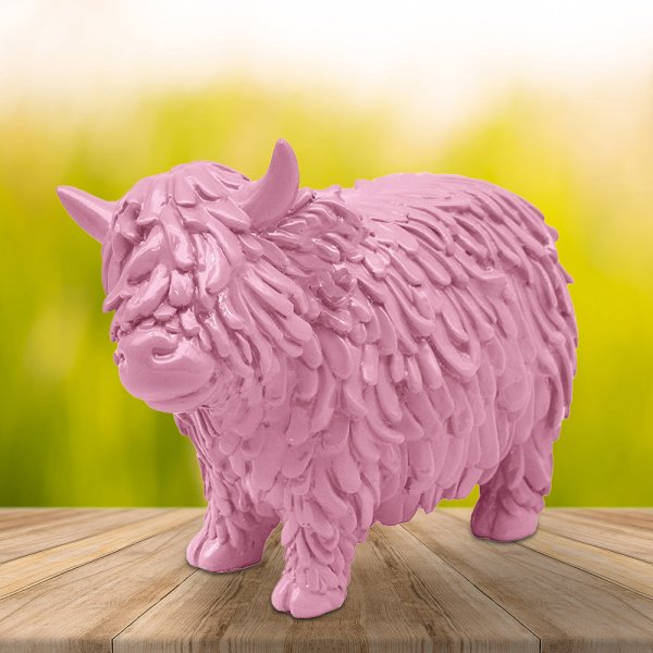 HIGHLAND COW PINK