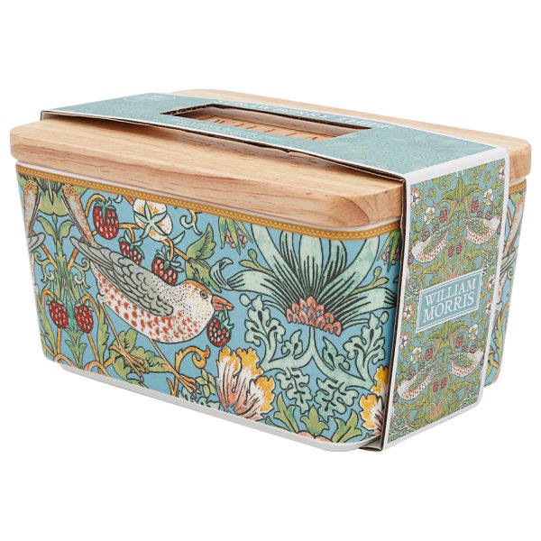 STRAWBERRY THIEF BUTTER DISH