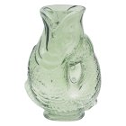 FISH VASE GLASS GREEN