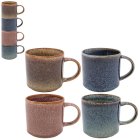 REACTIVE GLAZE STACK MUGS SET4