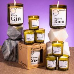 Bottled Up Candles + more on Social Media