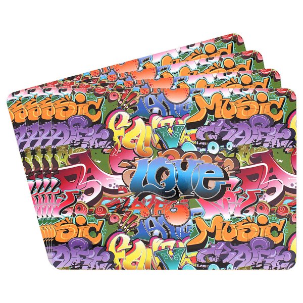 GRAFFITI PLACEMATS SET 4