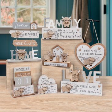 PLAQUES HIGHLAND COW