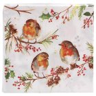 WINTER ROBINS PAPER NAPKINS