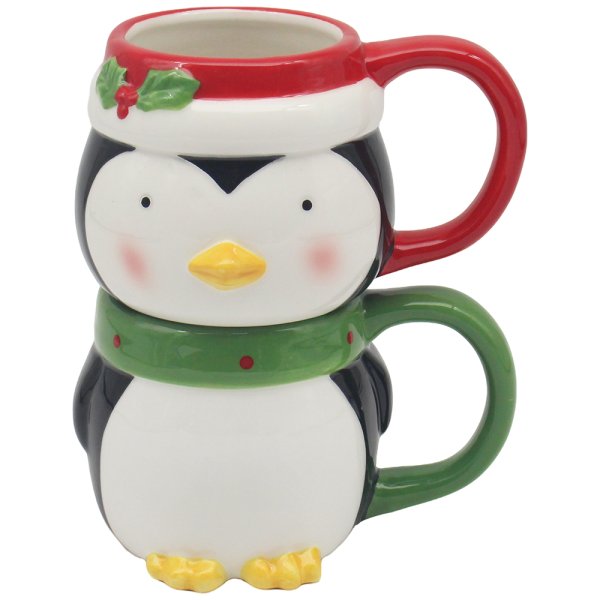 PENGUIN STACKING MUGS