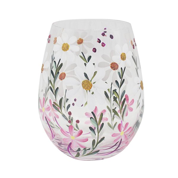 DAISIES STEMLESS GLASS