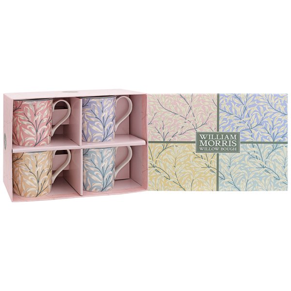 WILLOW BOUGH MUGS SET 4