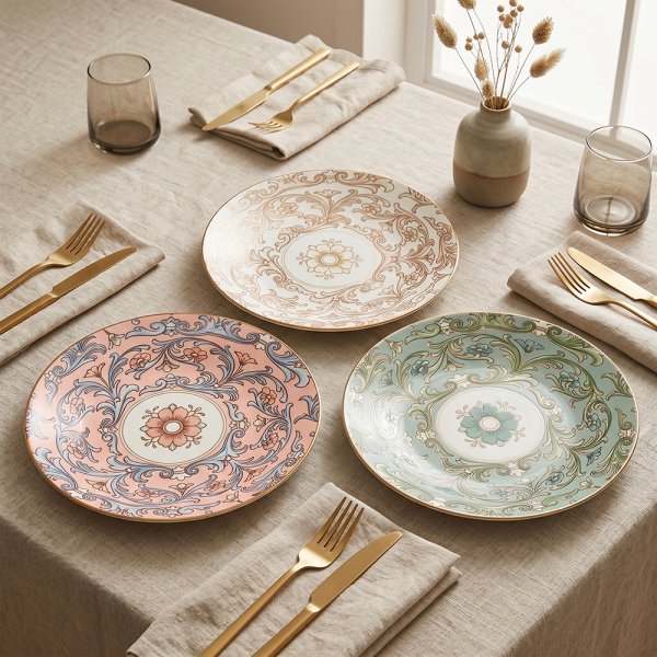 SIENA PLATE 27CM 3ASST