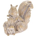 DRIFTWOOD SQUIRREL WITH BABY