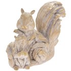 DRIFTWOOD SQUIRREL WITH BABY