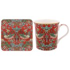 STRAWBERRY THIEF MUG & COASTER