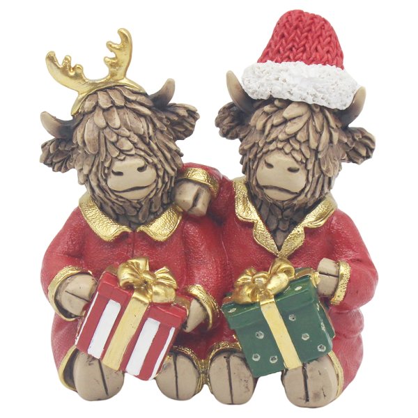 XMAS HIGHLAND COWS PRESENTS