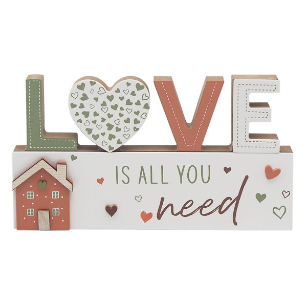 PLAQUE STANDING LOVE