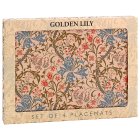 GOLDEN LILY PLACEMATS S4