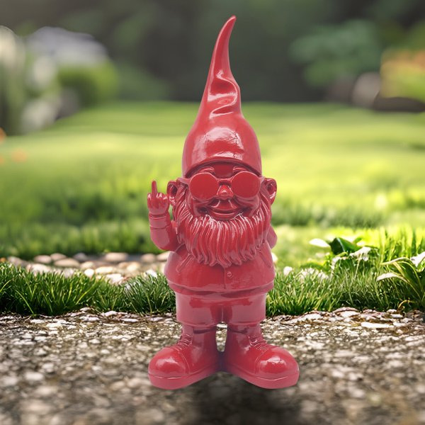 GNOMES BEHAVING BADLY RED 27CM