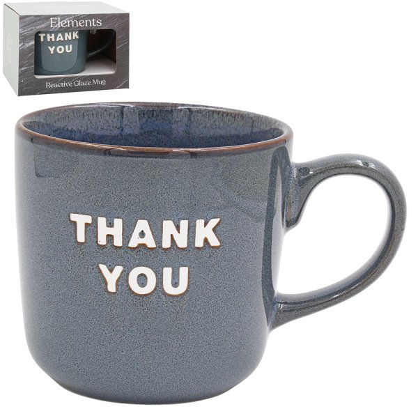 THANK YOU MUG-BLUE/GREY