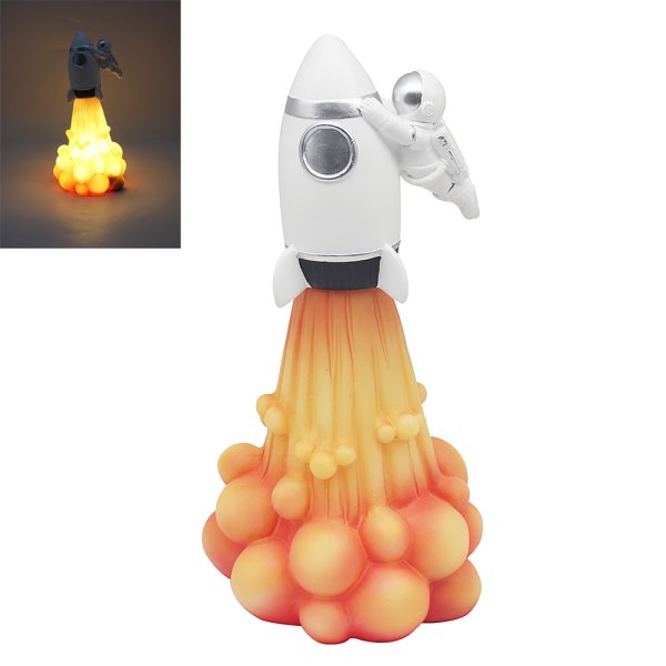 ASTRONAUT ROCKET LAMP LED