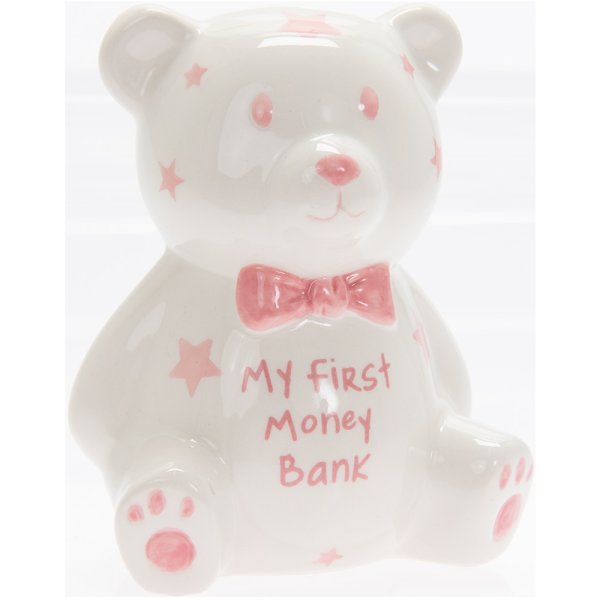 MY FIRST TEDDY BANK PINK