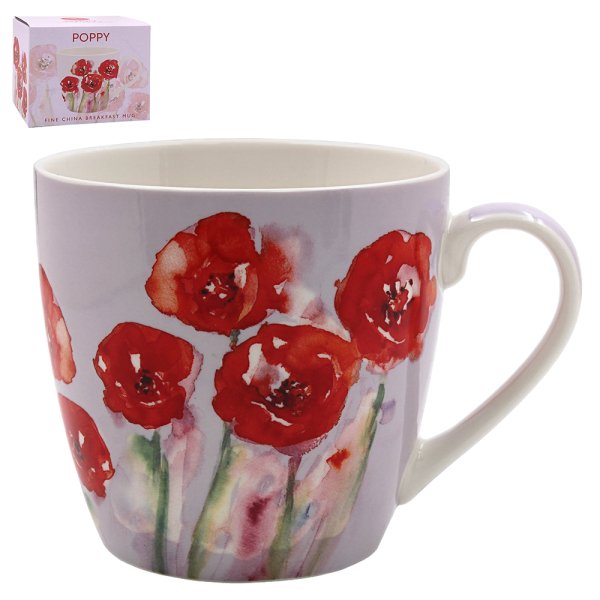 POPPY BREAKFAST MUG