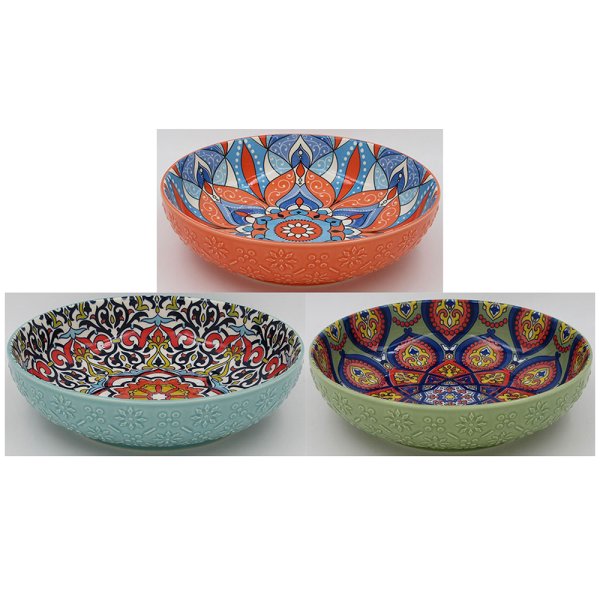 TUSCANY BOWL 22CM 3ASST