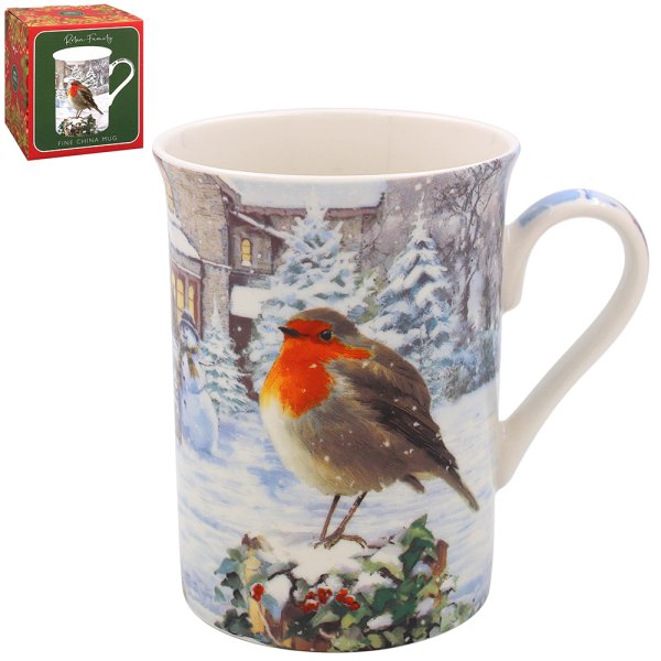 CHRISTMAS ROBINS MUG53720