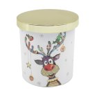 XMAS BUG ART RUDOLPH CANDLE