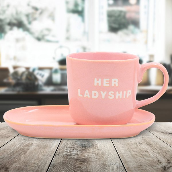 HER LADYSHIP SNACK SET-PINK