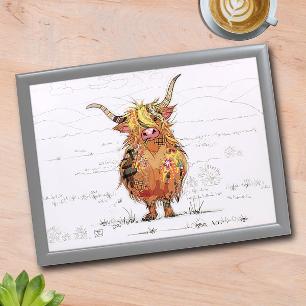 HAMISH HIGHLAND COW LAPTRAY